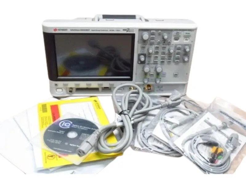 Осциллограф Keysight DSOX3052T 500MHz 2 Channel Oscilloscope 4 Probes Power On 1