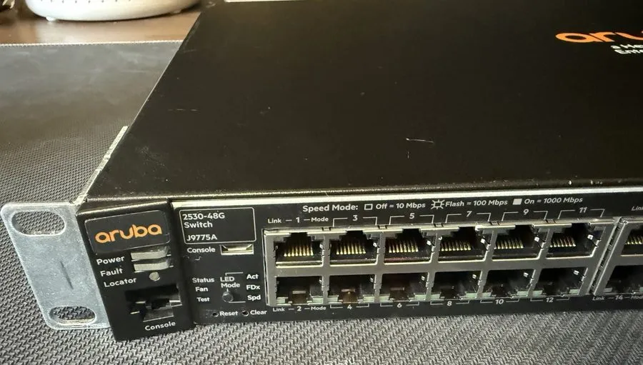 Коммутатор Aruba 2530-48G J9772A 48-Port Gigabit PoE+ Fully Managed L2 Rackmount