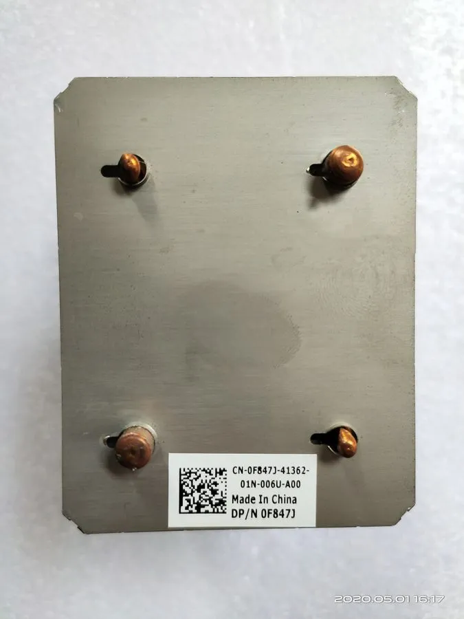 Комплектующее сервера Dell PowerEdge T410 CPU Heatsink Heat Sink F847J 0F847J