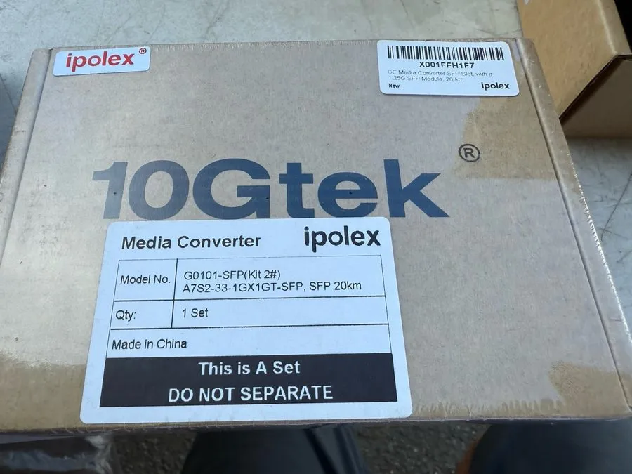 Медиаконвертер 10Gtek G0101-SFP Gigabit Ethernet Media Converter A7S2-33-1GX1GT-