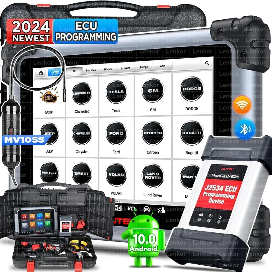 Диагностический сканер Autel MaxiSYS MS908S PRO II & J2534 Programming Coding Sc
