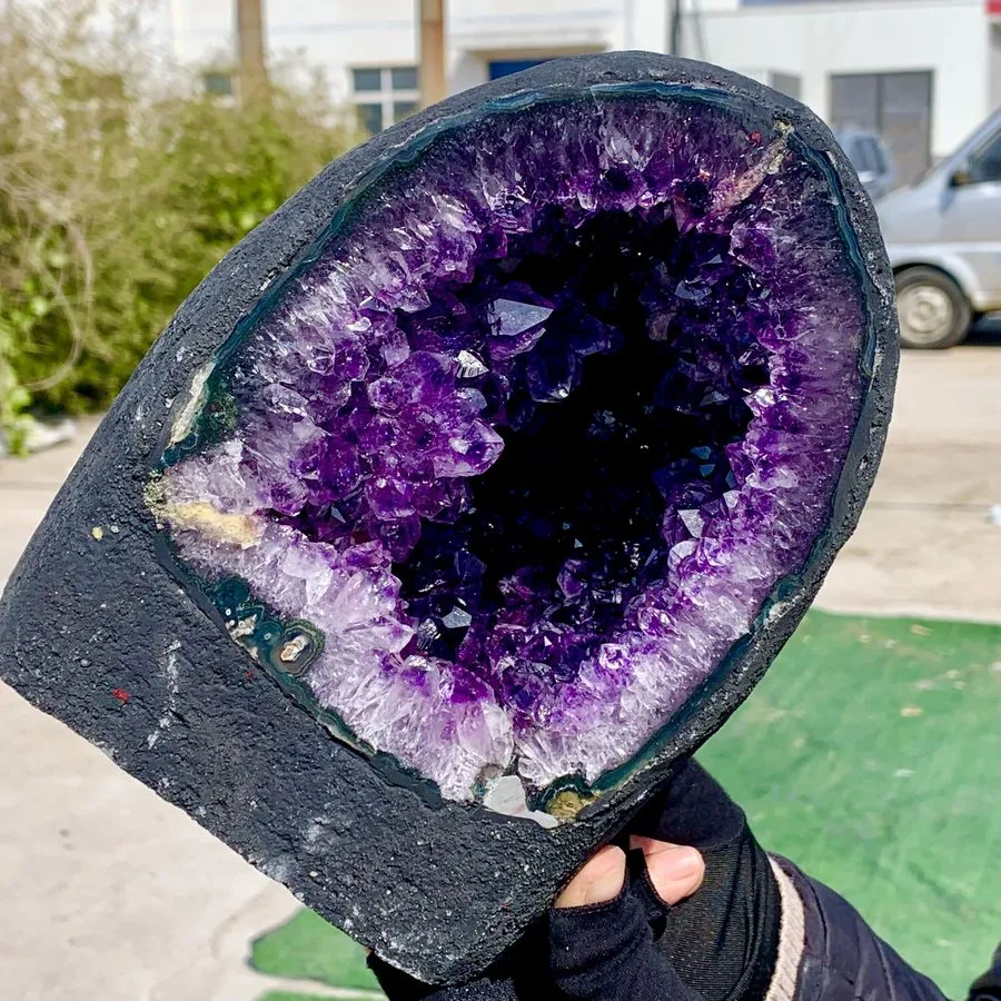 Лабораторный прибор 11.44LB Natural Amethyst cluster quartz crystal Raw mineral 