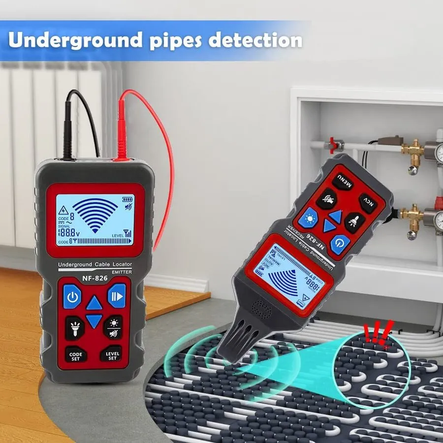 Трассоискатель NOYAFA NF-826 Underground Cable Locator Wire Tracker