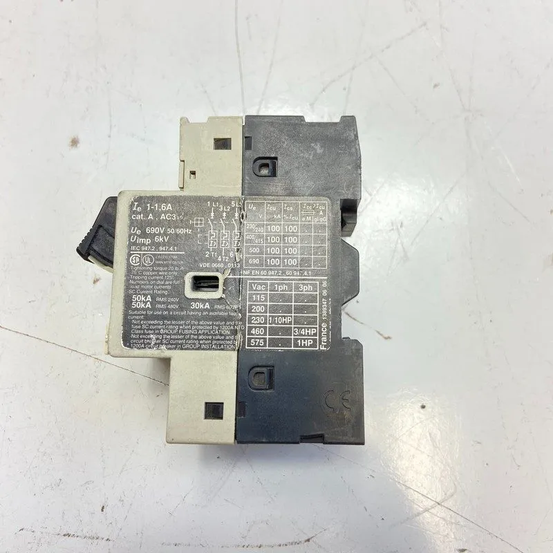 Автоматический выключатель TELEMECANIQUE GV2-MO6 MOTOR PROTECTION CIRCUIT BREAKE — фото лота 3