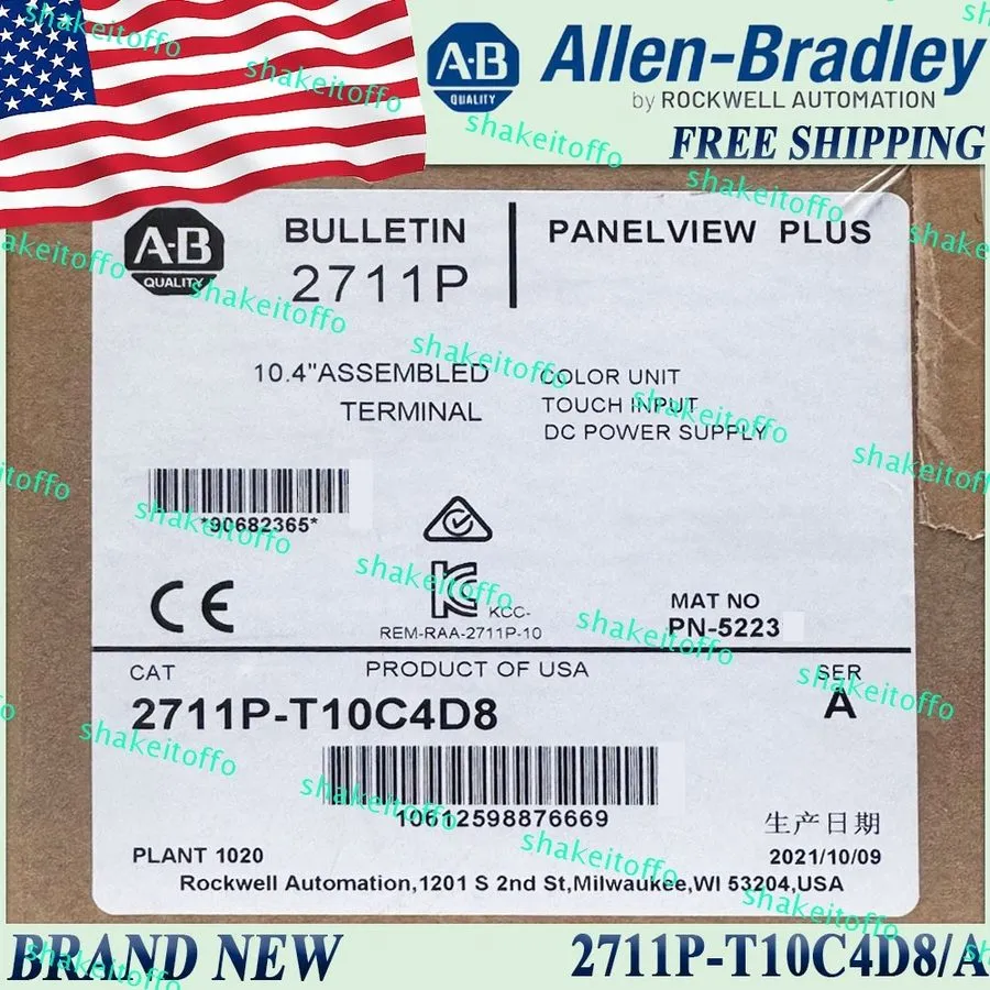 Панель оператора AB 2711P-T10C4D8/A PanelView Plus 10.4" Terminal