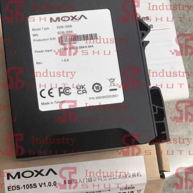 IIoT-устройство MOXA EDS-105S Industrial Ethernet Switch