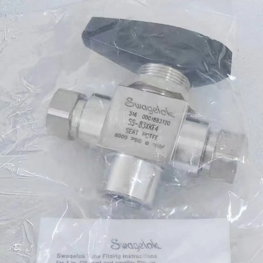 Клапан Swagelok SS-83XKF4 3-Piece High Pressure 3-Way Ball Valve MFGD