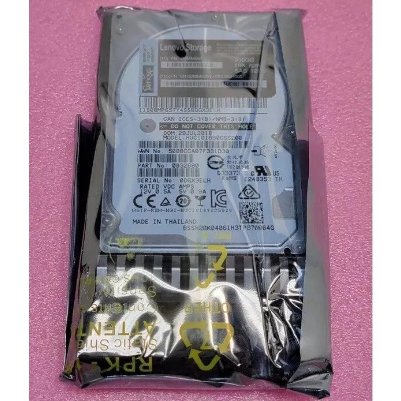 Жёсткий диск Lenovo 00MM699 00MM697 00MM695 900GB 10K 12Gb/s SAS 2.5-inch HDD Ha — фото лота 3