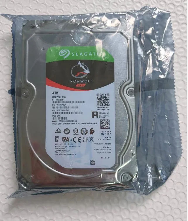 Жёсткий диск Seagate IronWolf Pro ST4000NE001 4TB 7200RPM 256MB SATA 3.5" NAS HD