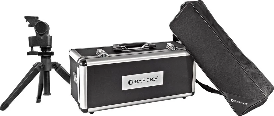 Оборудование видеонаблюдения Barska Zoom Spotting Scope w/ Tripod & Carry Case, 