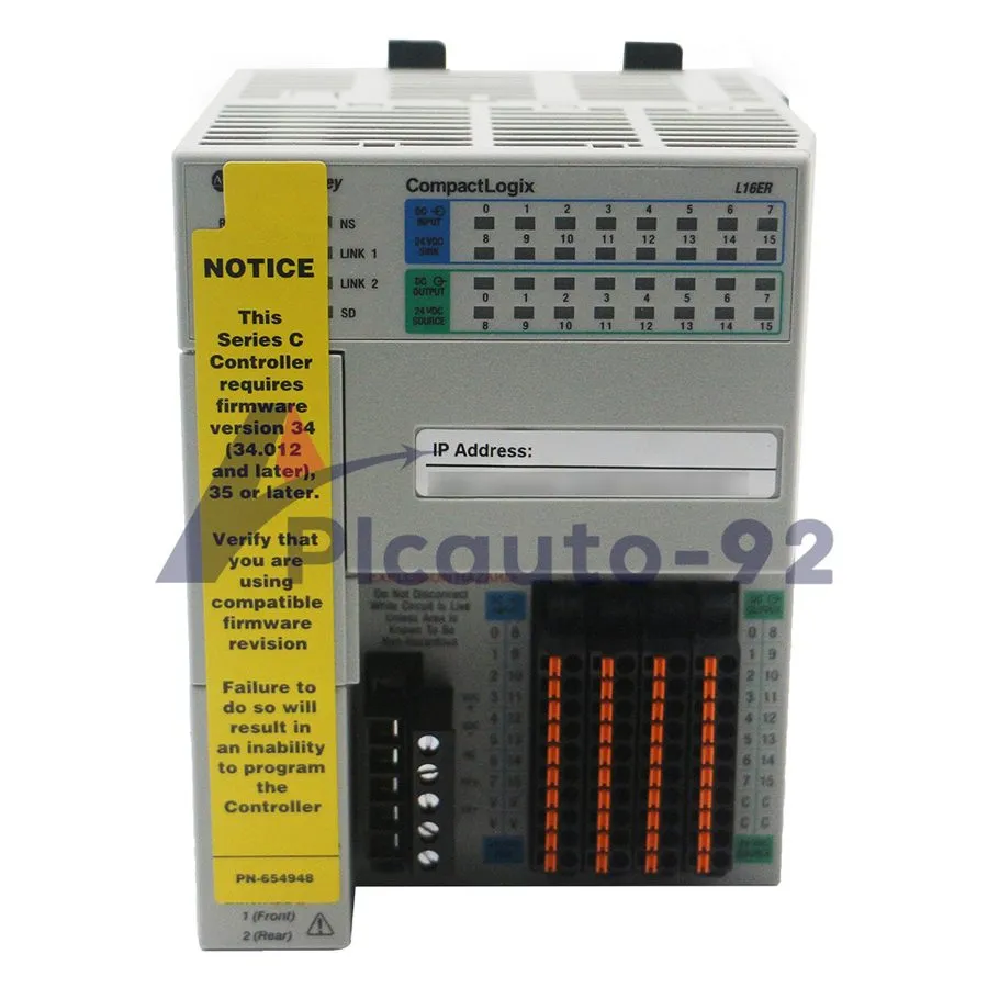 ПЛК AB 1769-L16ER-BB1B CompactLogix L16 384KB Controller Ethernet/IP