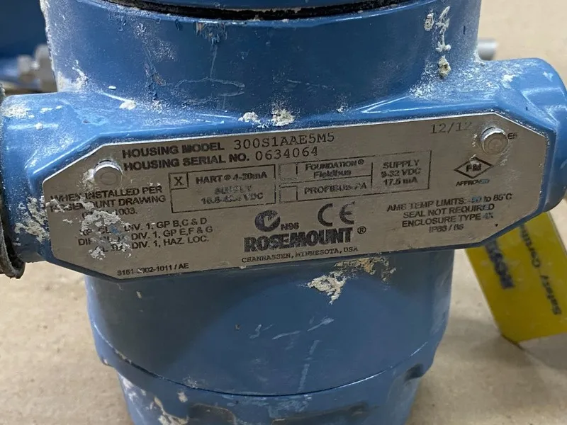 Датчик давления ROSEMOUNT 300S1AAE5M5 PRESSURE TRANSMITTER, 3051S2TG2A2A11A1AE5M