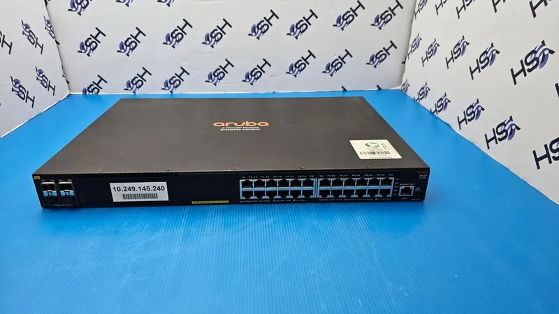 Коммутатор JL255A HPE Aruba 2930F 24-Port 1/10GbE PoE+ 4SFP+ Ethernet Switch