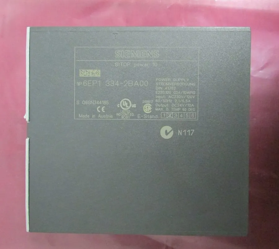 Блок питания SIEMENS SITOP Power Supply 120-230 AC 24VDC 10 Amp 6EP1 334 2BA00