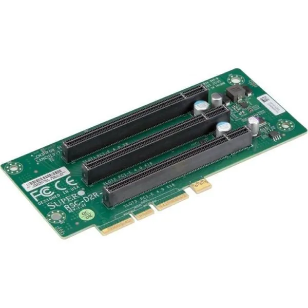 Райзер-плата Supermicro RSC-D2R-668G4 2U Riser Card 2x PCIe 4.0 x16 1x PCIe x8