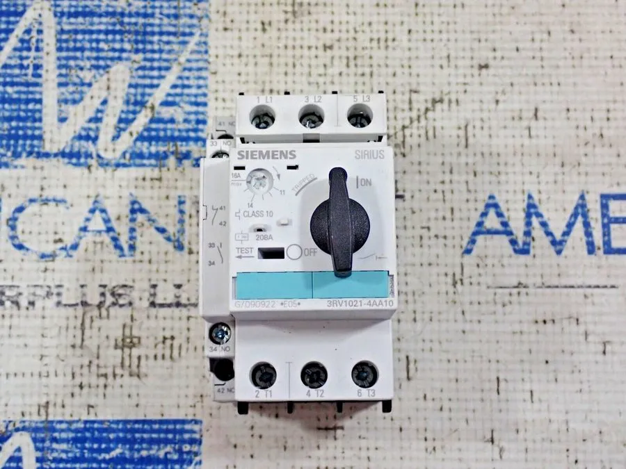 Автоматический выключатель SIEMENS 3RV1021-4AA10 MOTOR PROTECTION CIRCUIT BREAKE