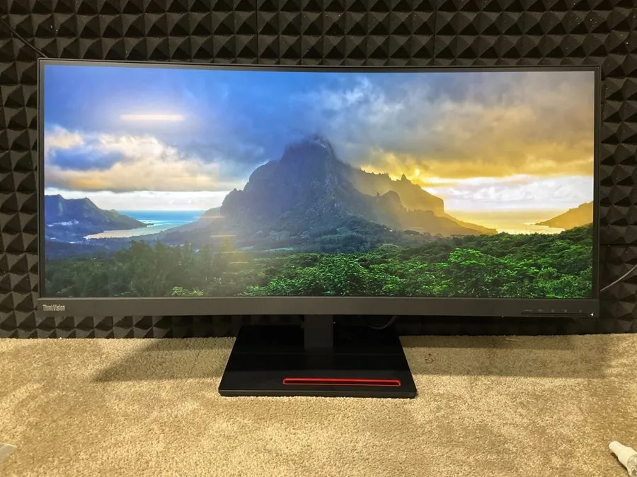 Монитор Lenovo ThinkVision P34w-20 34" USB-C LED LCD Monitor UWQHD 62CCRAR3US