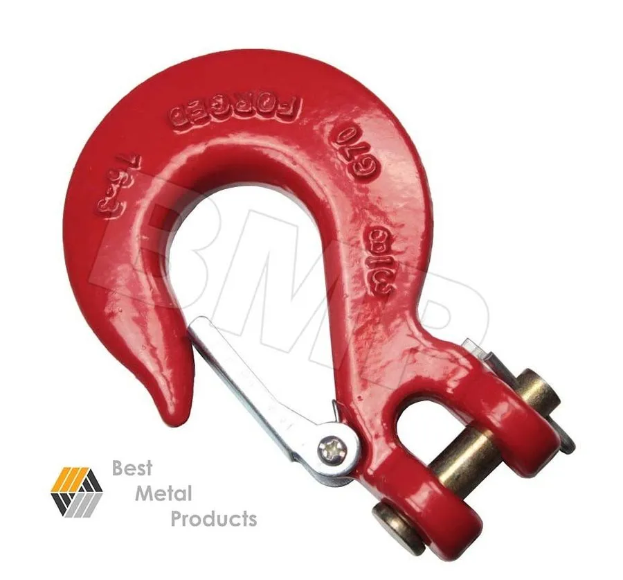 Лебёдка 3/8 Slip Hook Safety Latch Clevis Rigging Tow Winch Trailer Crain 090012 — фото лота 1