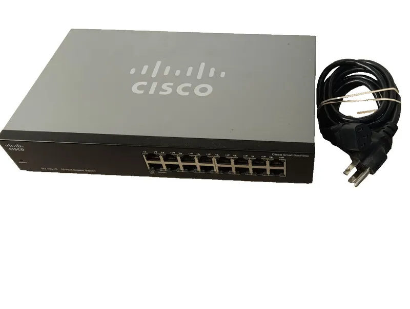Коммутатор Cisco SG100-16 16 Port Unmanaged Gigabit Ethernet Switch Business Rac