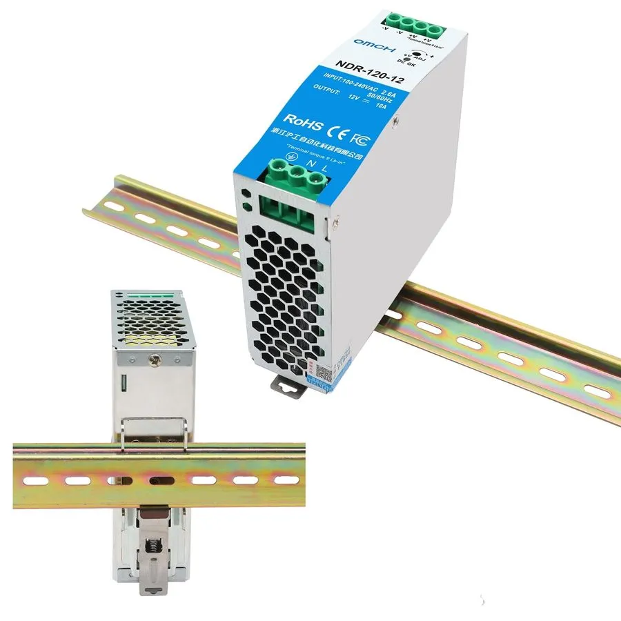 Блок питания NDR12012 DC 12V DIN Rail Power Supply Slim 120W 10A Switching Adapt