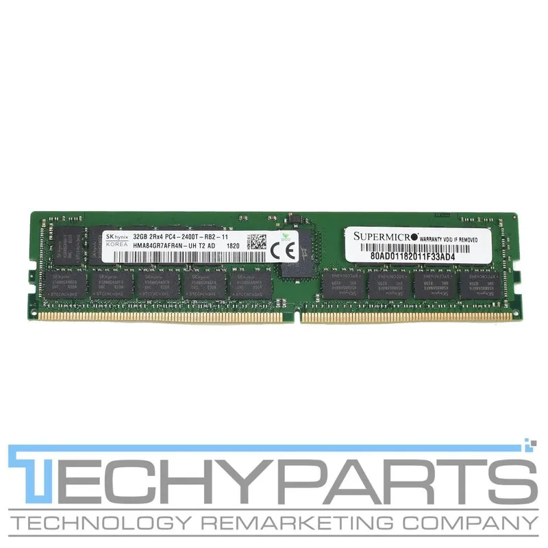 Модуль памяти SK hynix 32GB DDR4 Server RAM 2Rx4 PC4-2400T Registered ECC HMA84G