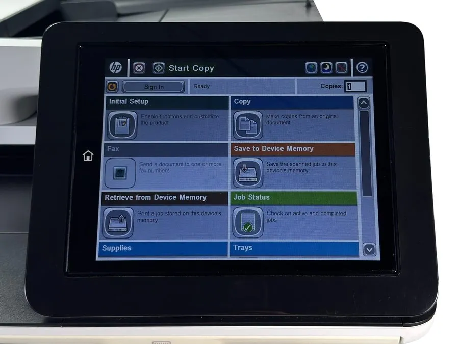 Лазерный принтер Extended HP M527cm F2A80A LaserJet Enterprise All-in-One Laser 