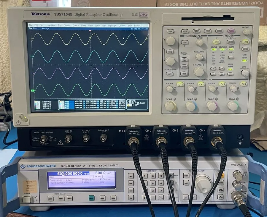 Осциллограф Tektronix TDS7154B Digital Phosphor Oscilloscope 1.5GHz 20GS/s 4-Ch 