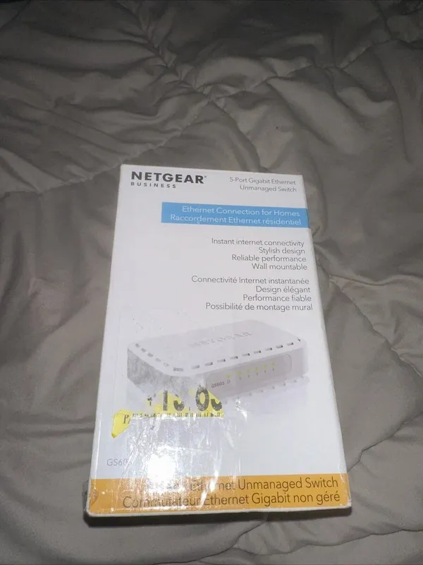 Коммутатор NETGEAR (GS205100PAS) 5 Port Gigabit Ethernet Switch