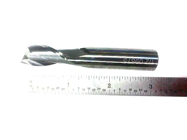 Режущий инструмент QUALITY CARBIDE 1/2" DIAMETER CARBIDE END MILL 402-5000 2 FL