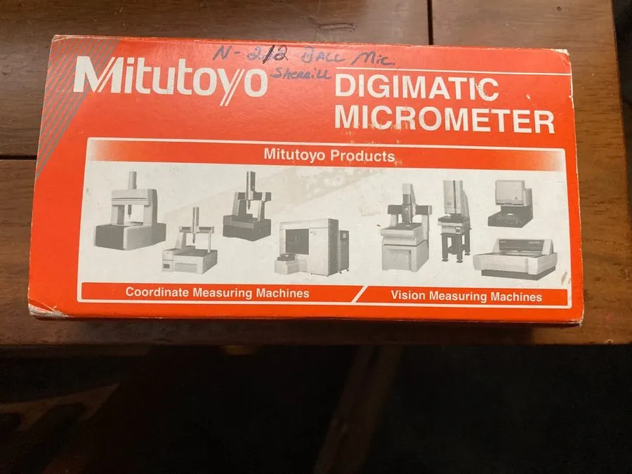 Микрометр MITUTOYO DIGITAL BALL MICROMETER 395-741-30 — фото лота 1