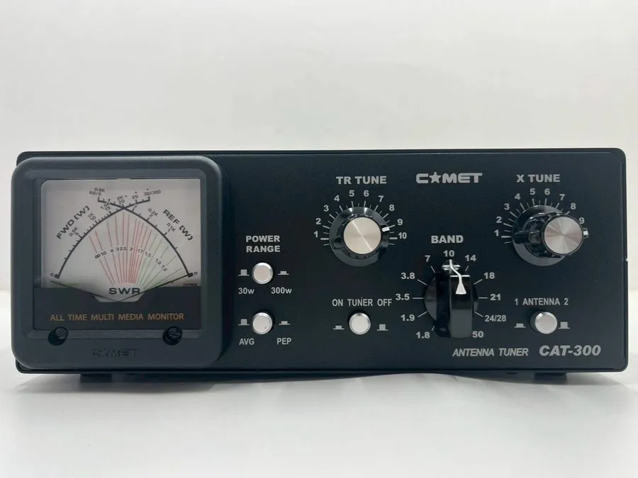 Измерительный инструмент COMET CAT-300 1.8-50MHz 300W Antenna Tuner + Cables + B