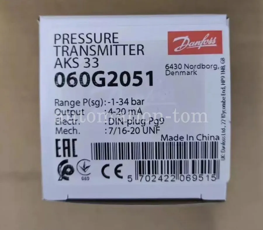Датчик давления DANFOSS AKS 33 060G2051 Pressure Transmitter