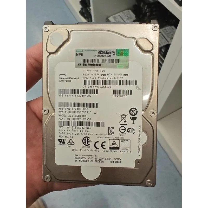 Жёсткий диск Cisco 58-100249-01 1.2TB 10K RPM SAS 12Gbps 2.5" HDD Toshiba AL15SE