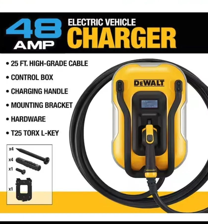 Аккумулятор Dewalt Level-2 Wall Mounted Electric Vehicle EV Charger upto 48A 240