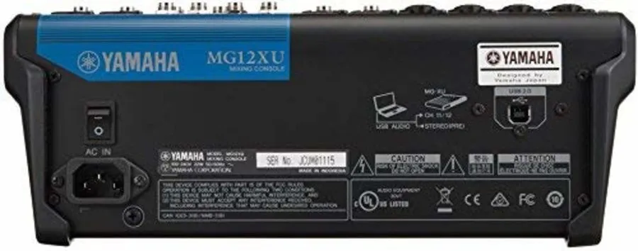 Микшерный пульт Yamaha Mixing Console MG12XU 12-Input 4-Bus Mixer Effects Deskto