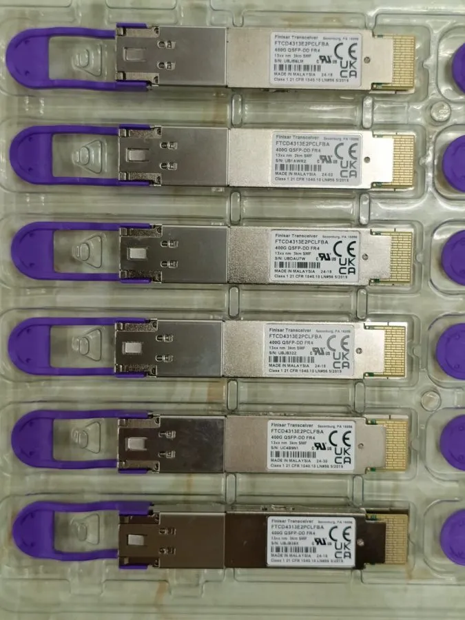 Трансивер Finisar FTCD4313E2PCLFBA Transceiver 400G QSFP-DD FR4 13XX nm 3km SMF