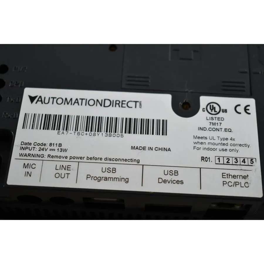 Панель оператора AutomationDirect C-more EA7-T6C 6in Color Touchscreen HMI Panel — фото лота 2