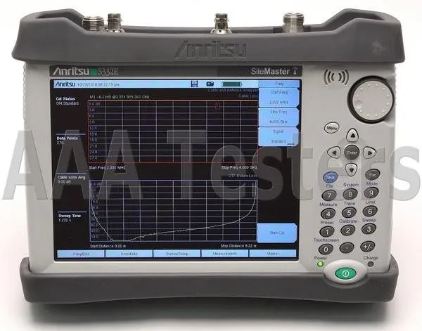Анализатор спектра Anritsu S332E Site Master Cable, Antenna & Spectrum Analyzer 