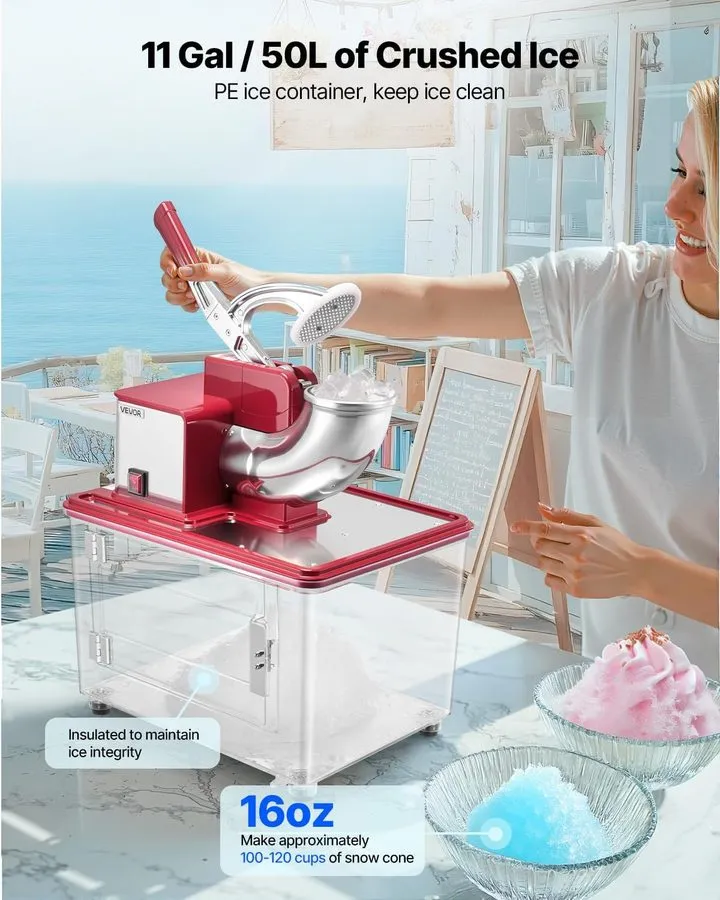 Оборудование для общепита Commercial Ice Crusher 661LBS/H, 350W Electric Snow Co — фото лота 2