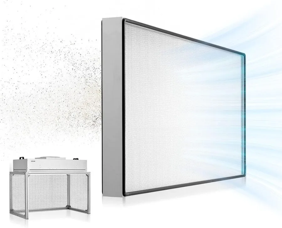Ламинарный бокс Stainless Steel Laminar Flow Hood, 304 Base, HEPA-14, G1 Pre-Fil — фото лота 2