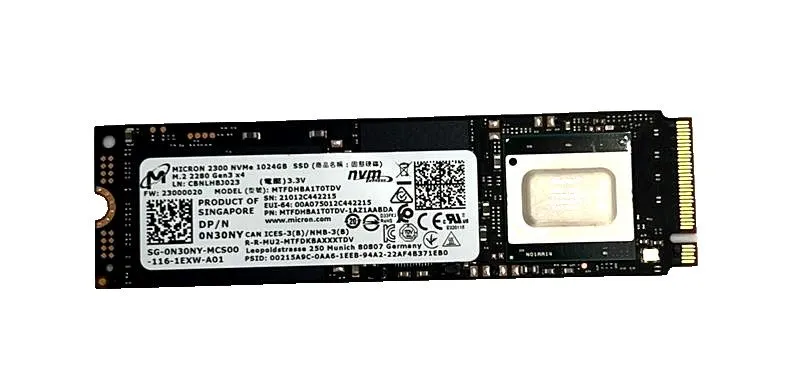 SSD-накопитель Micron Technology 1TB M.2 NVMe MTFDHBA1T0TDV Internal SSD 100% He