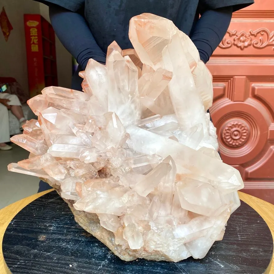 Лабораторный прибор 52.58LB TOP Natural citrine geode quartz cluster crystal cat