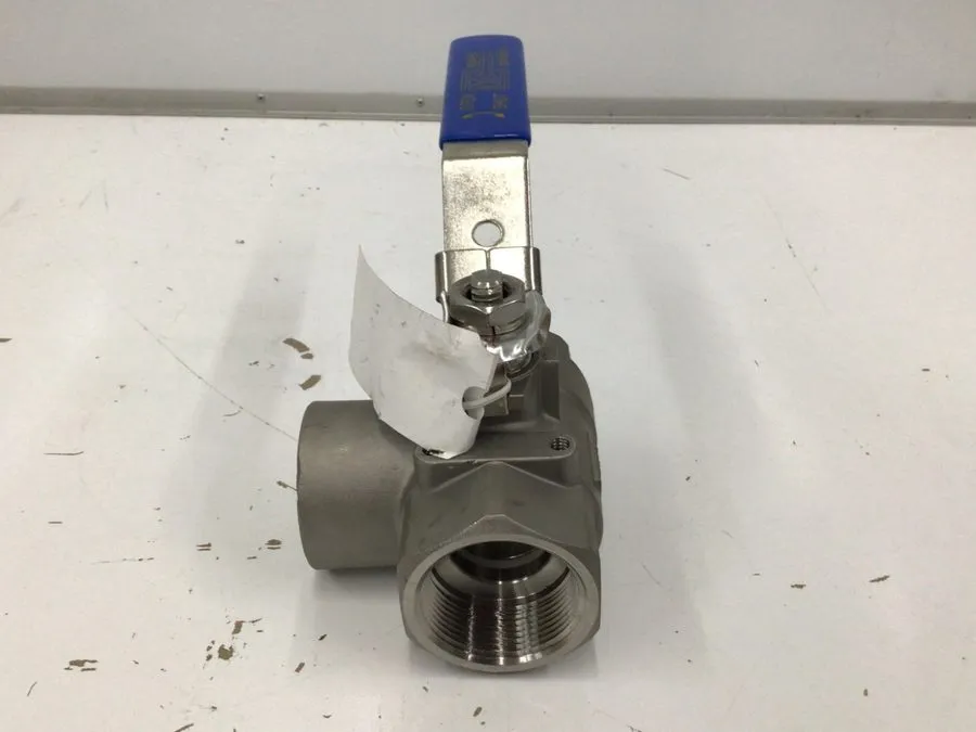 Клапан G-Sstw-150 1-1/2" Fnpt Stainless Steel Manual Three-Way Ball Valve — фото лота 2