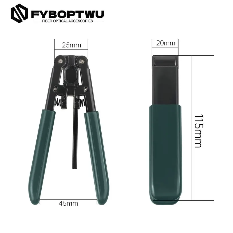 Стриппер Fiber Optic Drop Cable Stripper Indoor 3.1x2.0 mm FTTH Stripping Plier
