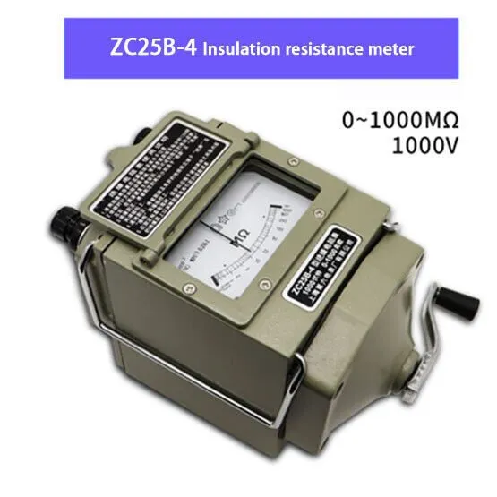 Тестер Hand Operated Megohmmeter ZC25B/ZC11D Insulation Resistance Tester