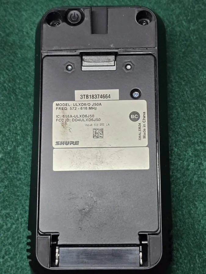 Радиосистема Shure ULXD6/O G50 Wireless Omni Boundary Microphone Transmitter (47