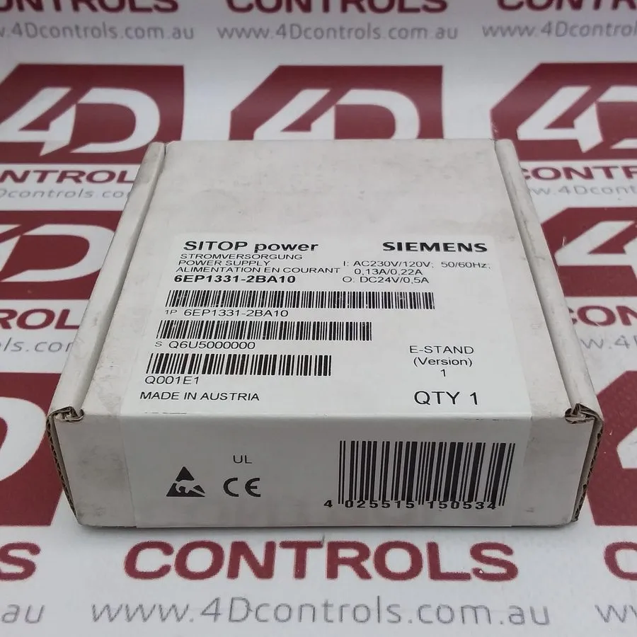 Блок питания Siemens SITOP Power 6EP1331-2BA10 Power Supply 24V DC 0.5A 120-230V