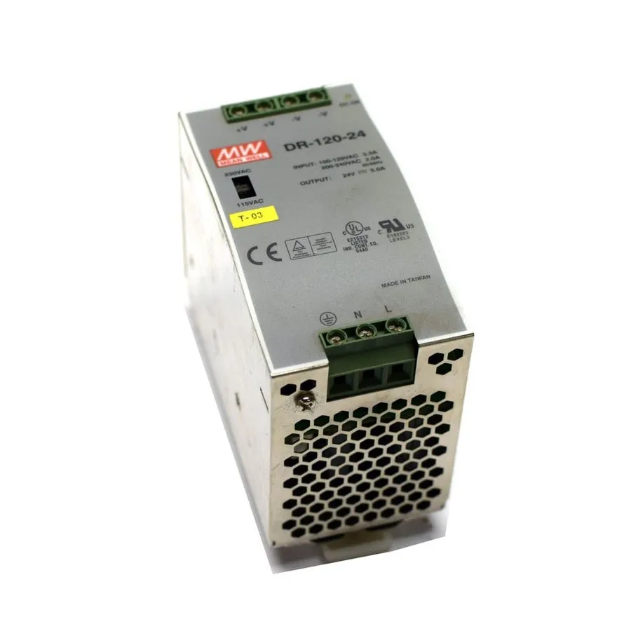 Блок питания Mean Well DR-120-24 DIN Rail Power Supply 24V DC 5A 120W