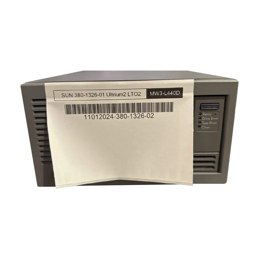 Ленточный привод SUN 380-1326-02 Ultrium2 LTO2 Tabletop External Tape Drive SCSI