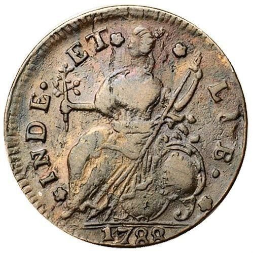 Лабораторный прибор PCGS XF40 Miller 15.1-L.1 Rare 1788 DBL Connecticut Colonial — фото лота 2